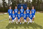 MLAX Team Photo  Wheaton College Men's Lacrosse Team Photo 2022. - Photo by Keith Nordstrom : Wheaton, Lacrosse, LAX, UNE